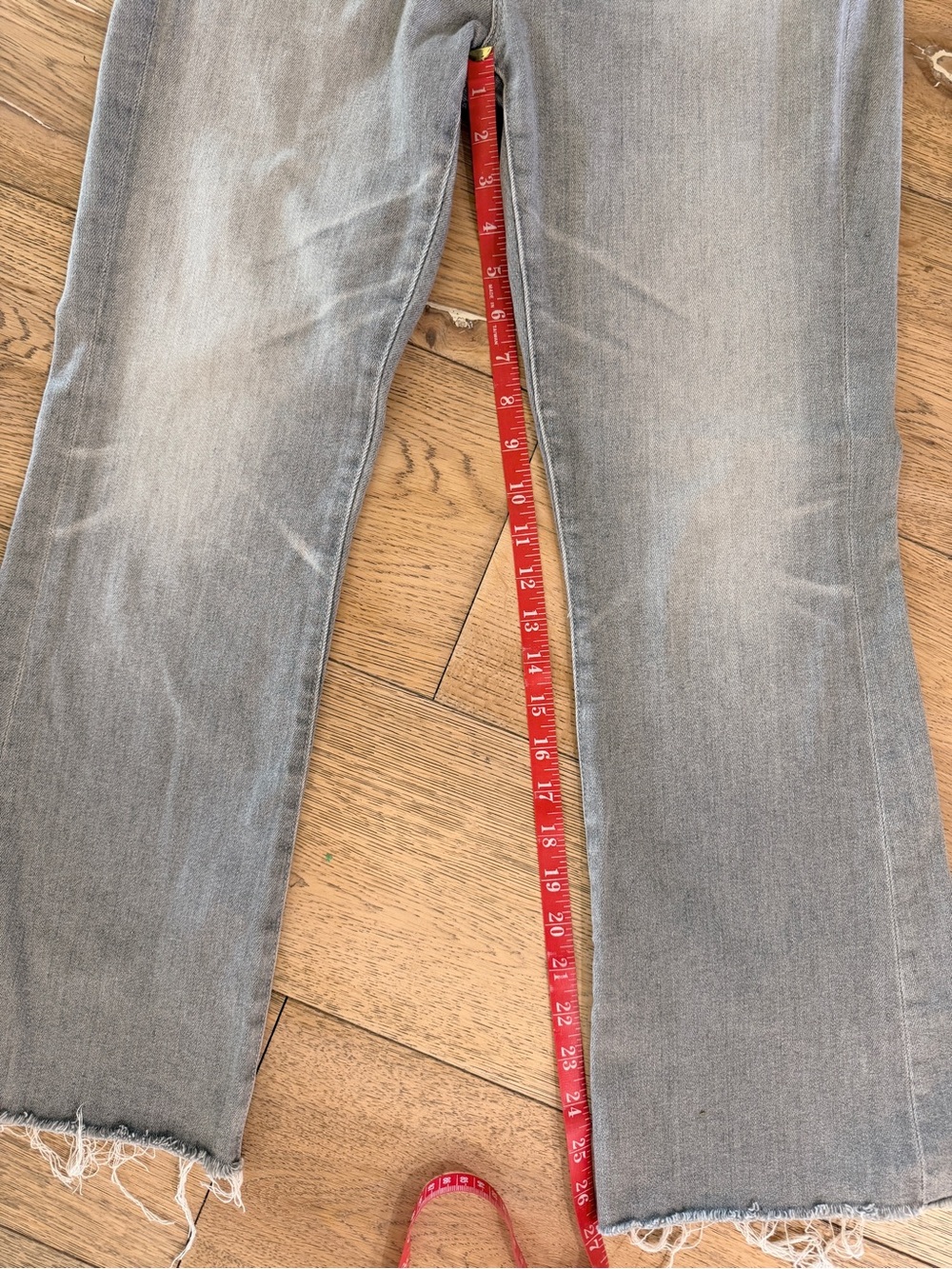 AG Farrah Boot Cut High Rise Grey Jeans - Picture 9 of 12